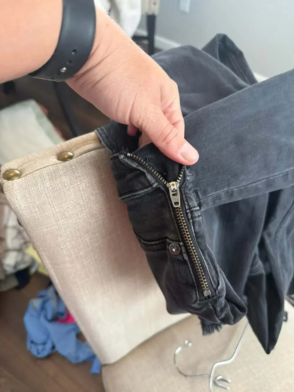 Free People Black Denim Skinny Overalls Size 26R